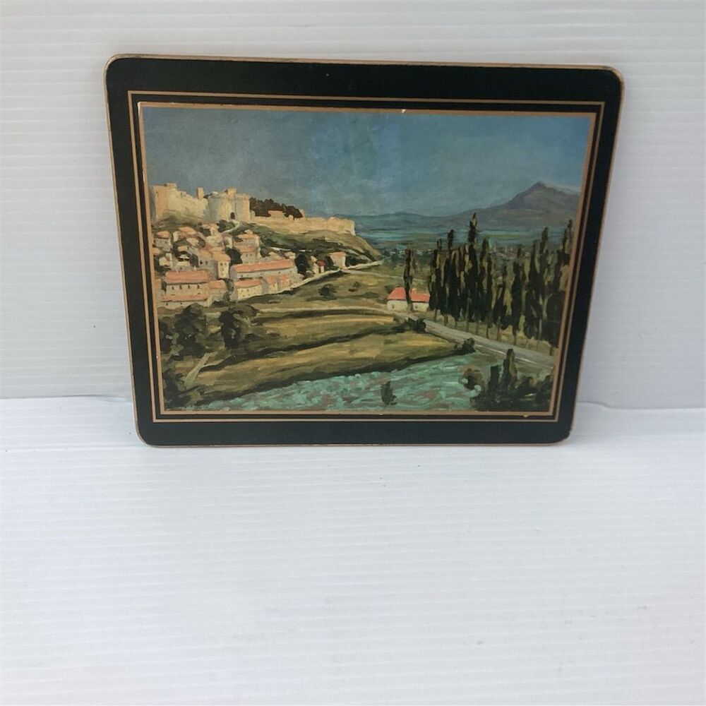 Lady Clare Vintage Scenic Village Landscape Decorative‎ Placemat